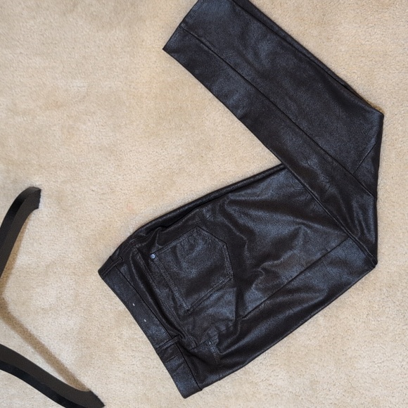 Chicos Faux-Suede Knit jean Pants - Picture 5 of 16